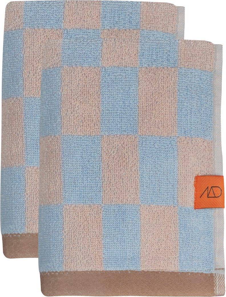 Mette Ditmer Retro Toalla de Invitados Rosa, Azul