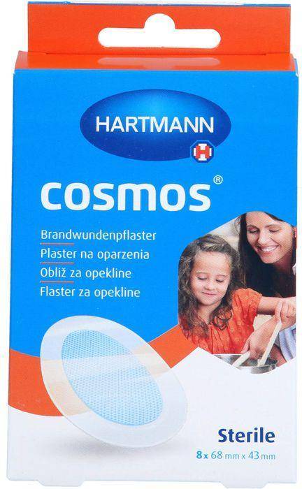 COSMOS Brandwundenpflaster 43x68 8 St.