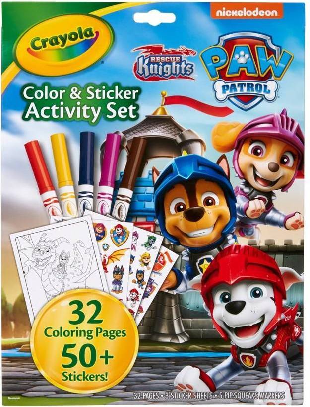 Crayola Color Sticker Activity Set Paw Patrol