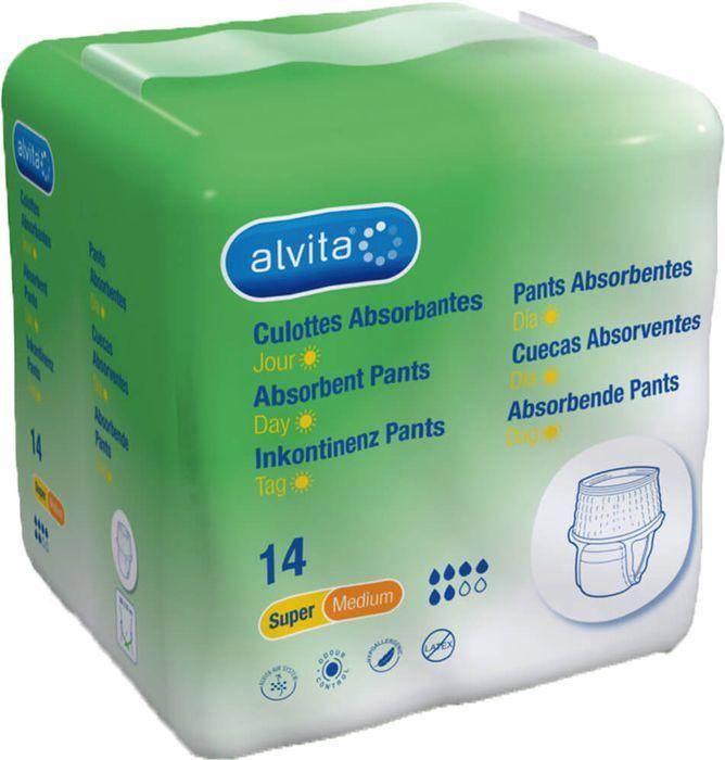 Alvita Inkontinenz Pants super medium 14 St.