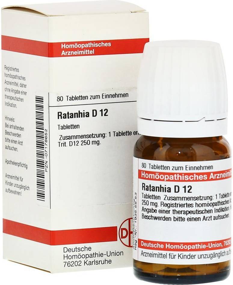 RATANHIA D 12 Tabletten 80 St.
