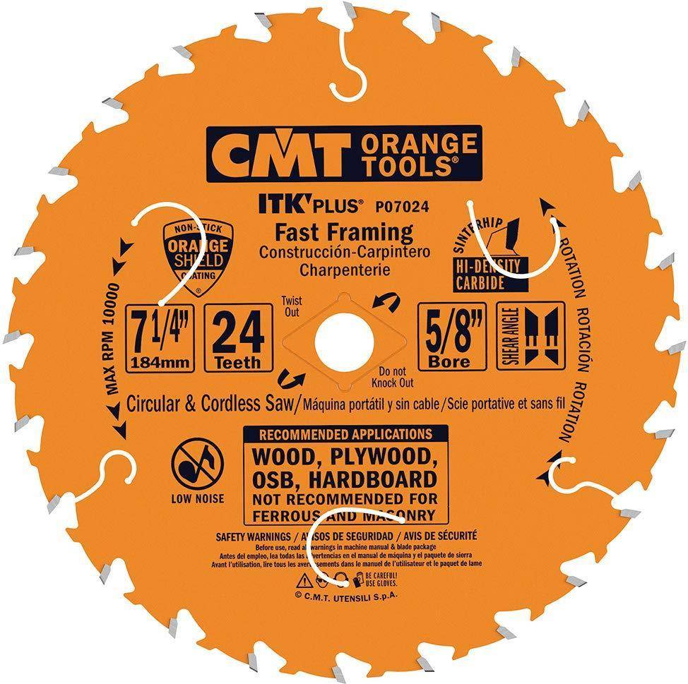 Cmt Perfect 24 Tooth Blade For Fast Framing With Nails