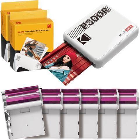 Kodak Mini 3 Retro Instant Photo Printer Bundle