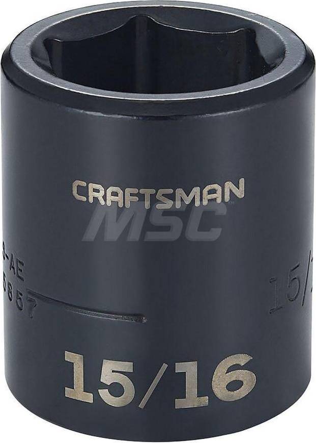 Craftsman Shallow Impact SAE 1/2-Inch Drive Socket Socket Bit