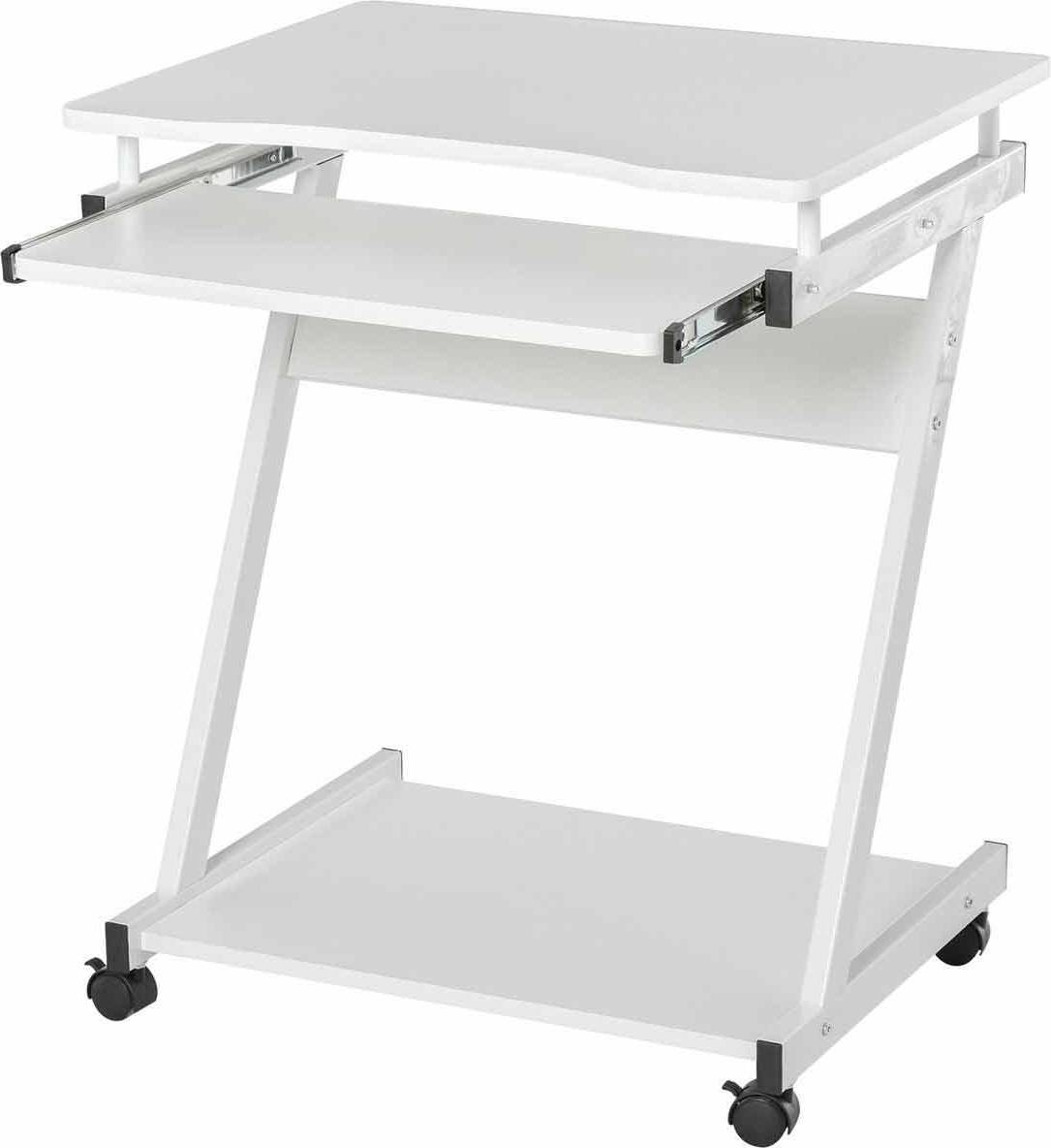 Homcom Rolling Basic Computer Writing Desk