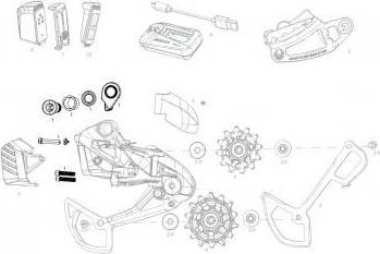Sram gx eagle Sram GX Eagle AXS Rear Derailleur Bolt Screw Kit
