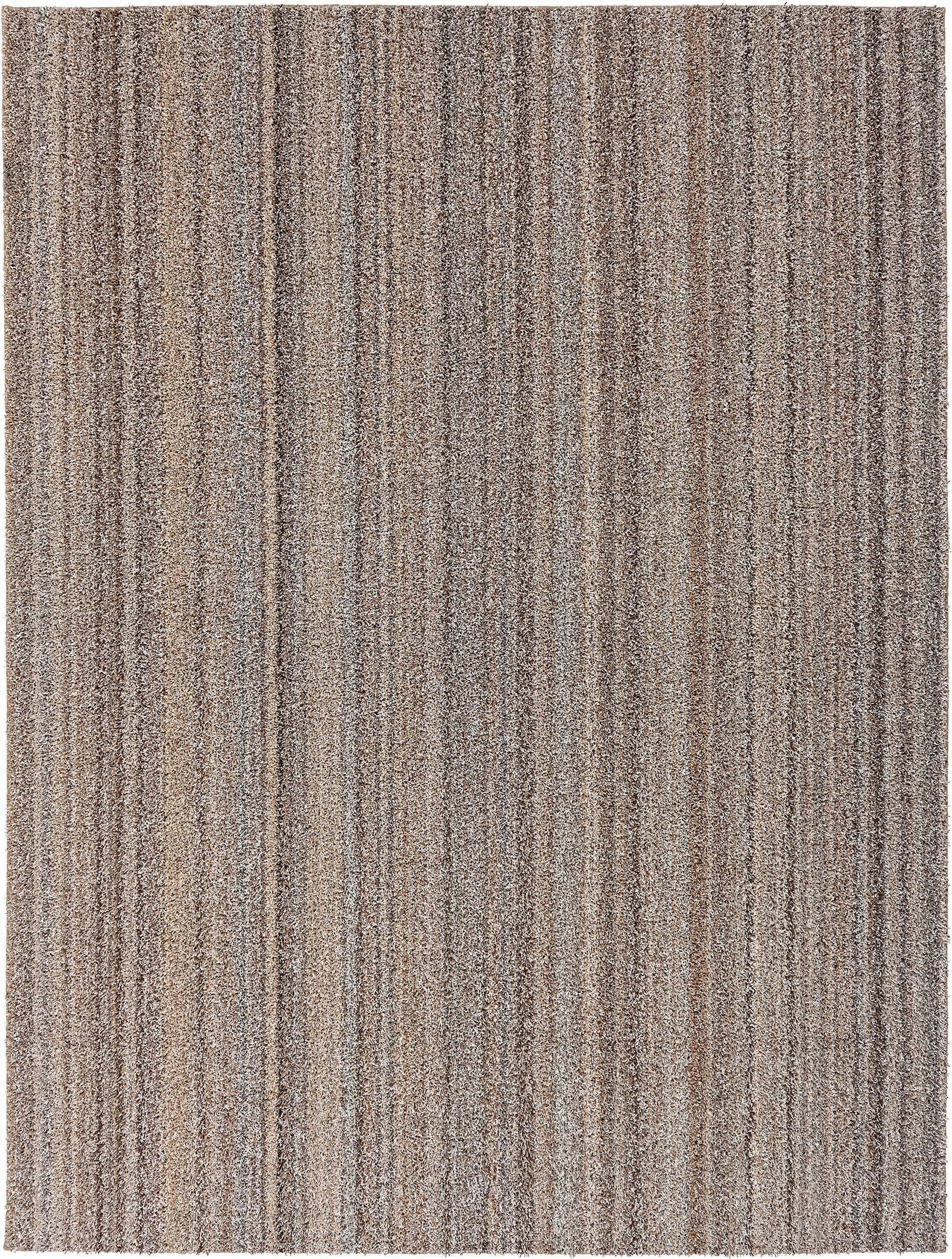 Garland Rug Garland Rug Shag Random Multicolor, Brown, Beige 9x12"