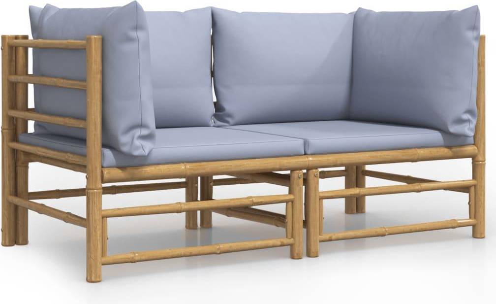 vidaXL Garten-ecksofas Modulsofa