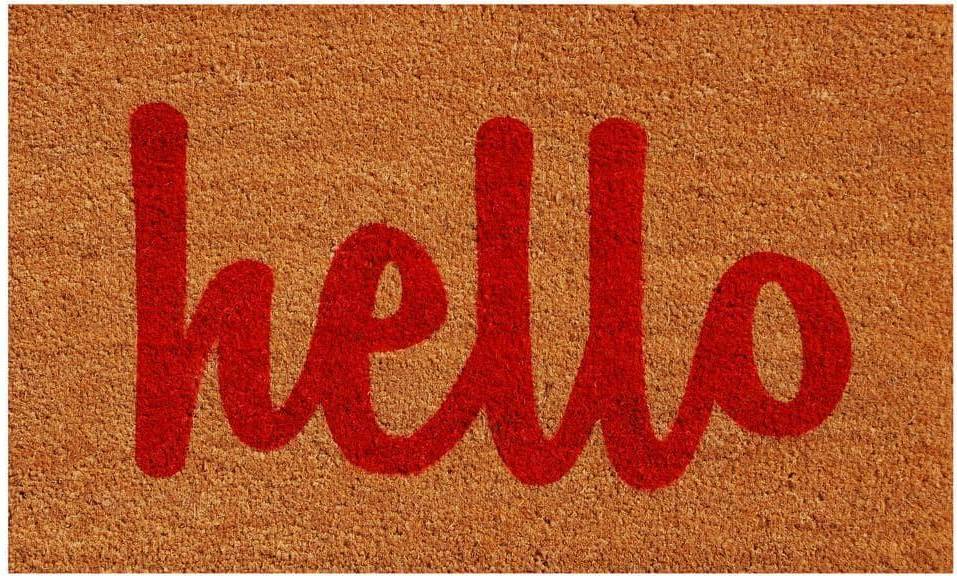 Calloway Mills Hello Script 17" X Red, Natural