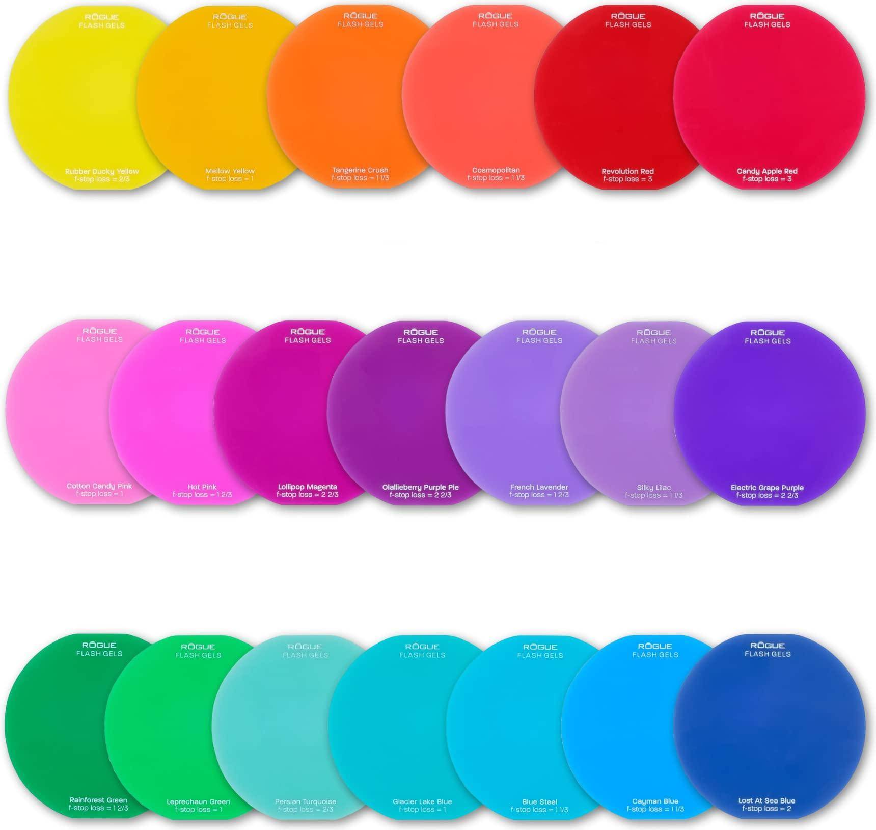 Round Flash Gels Portrait Collection