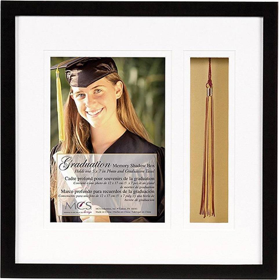 Photo box MCS 5x7 Graduation Memories Shadow Box Photo Frame