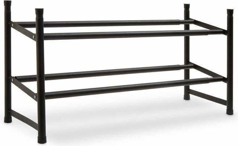 Premier Housewares Two Tier Matte Shoe Rack