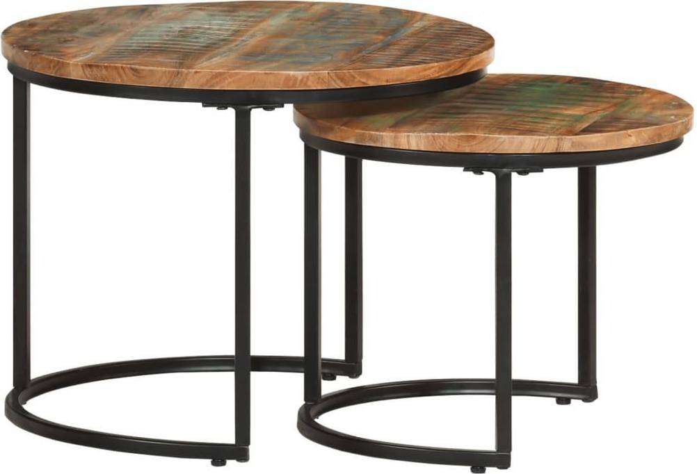 vidaXL 2 Nesting Tables Set Nesting Table 2pcs