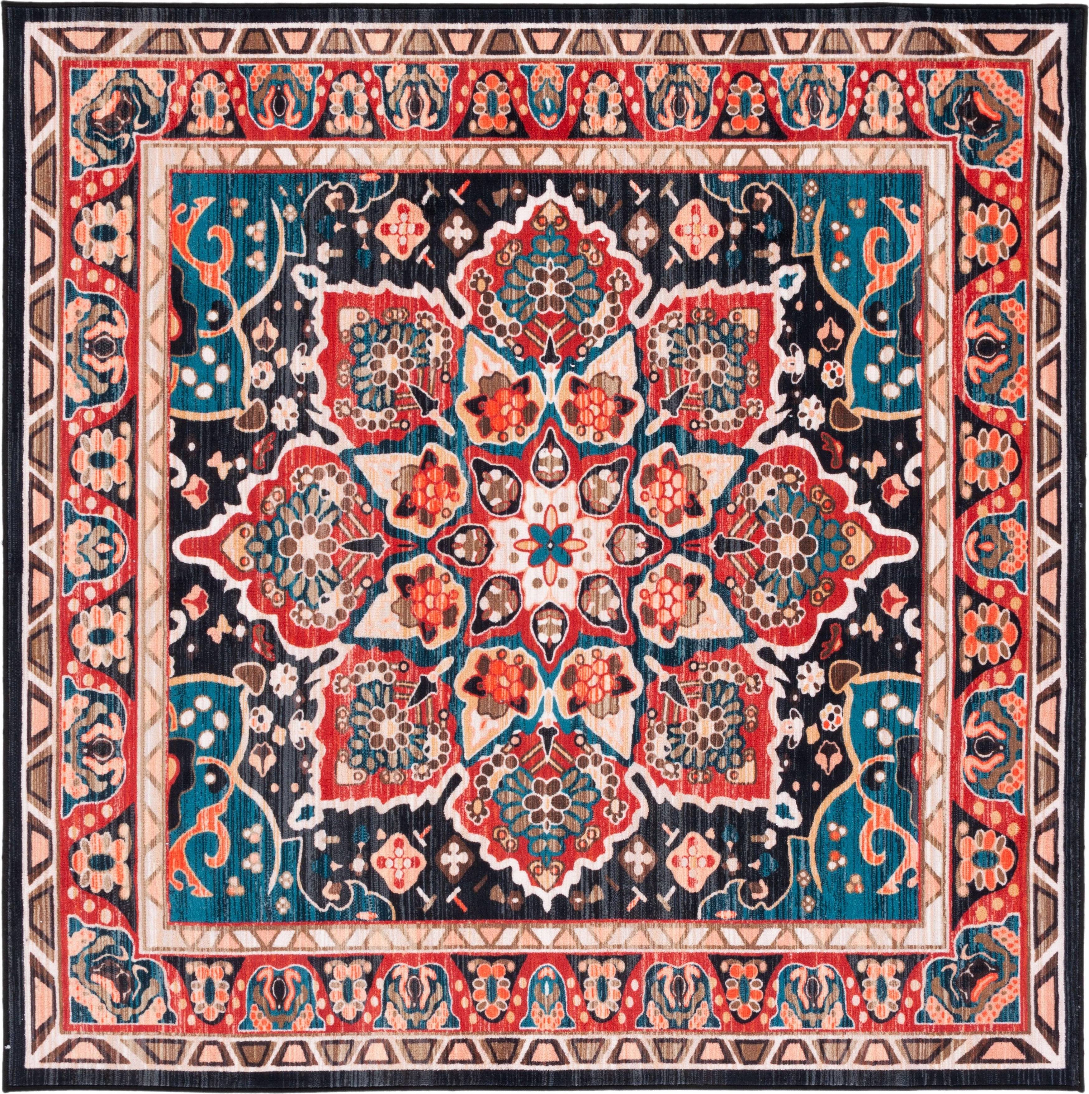 Safavieh Riviera Collection Blue, Red