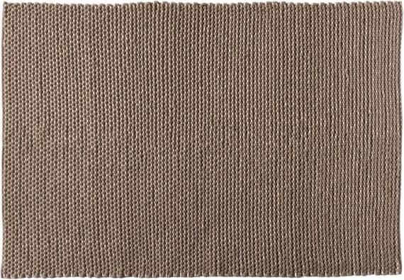 Baxton Studio Colemar Collection COLEMAR-LINEN-RUG Modern Brown