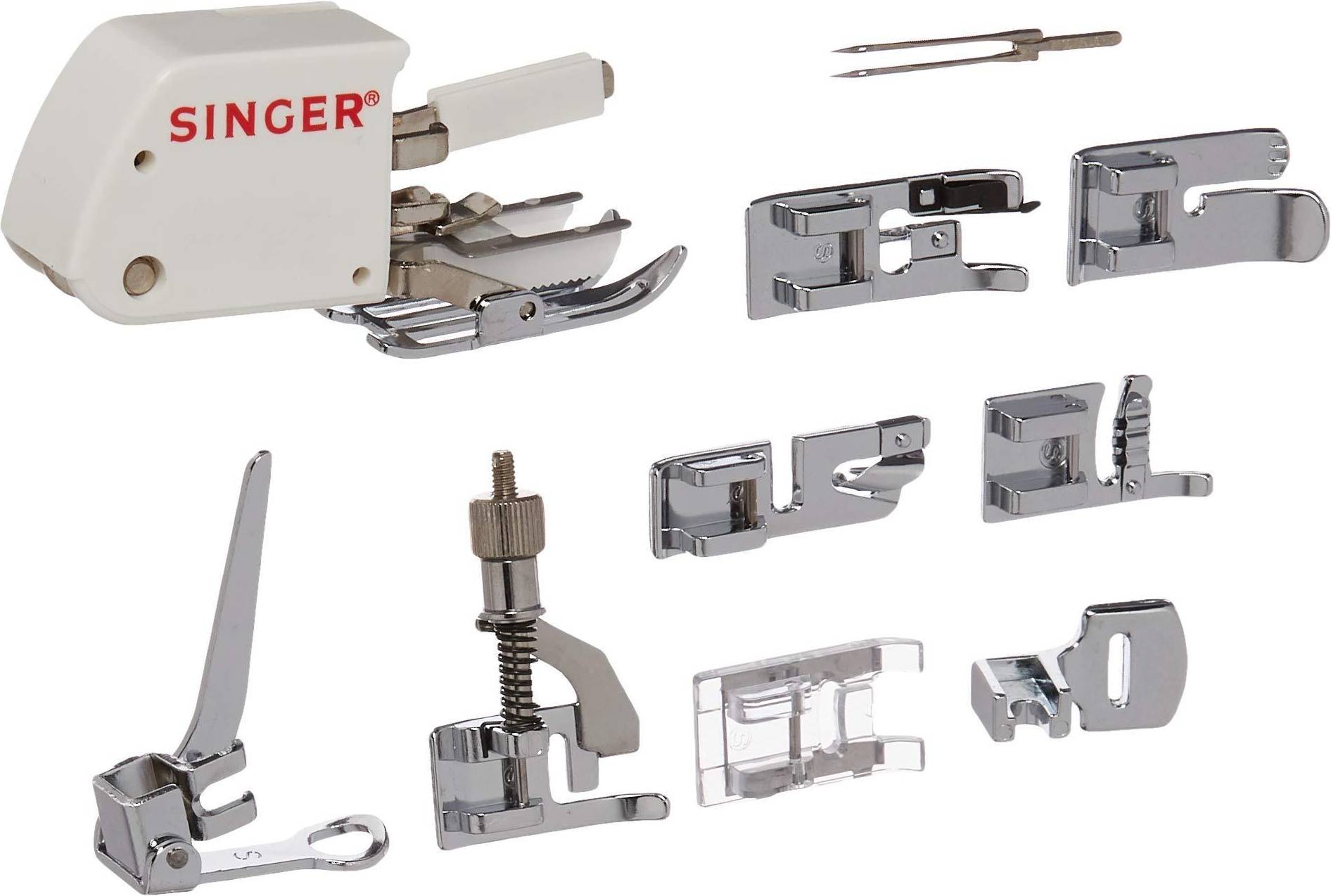 The singer sewing machines Singer Singer Sewing Machine Presser Foot Kit White ONE SIZE