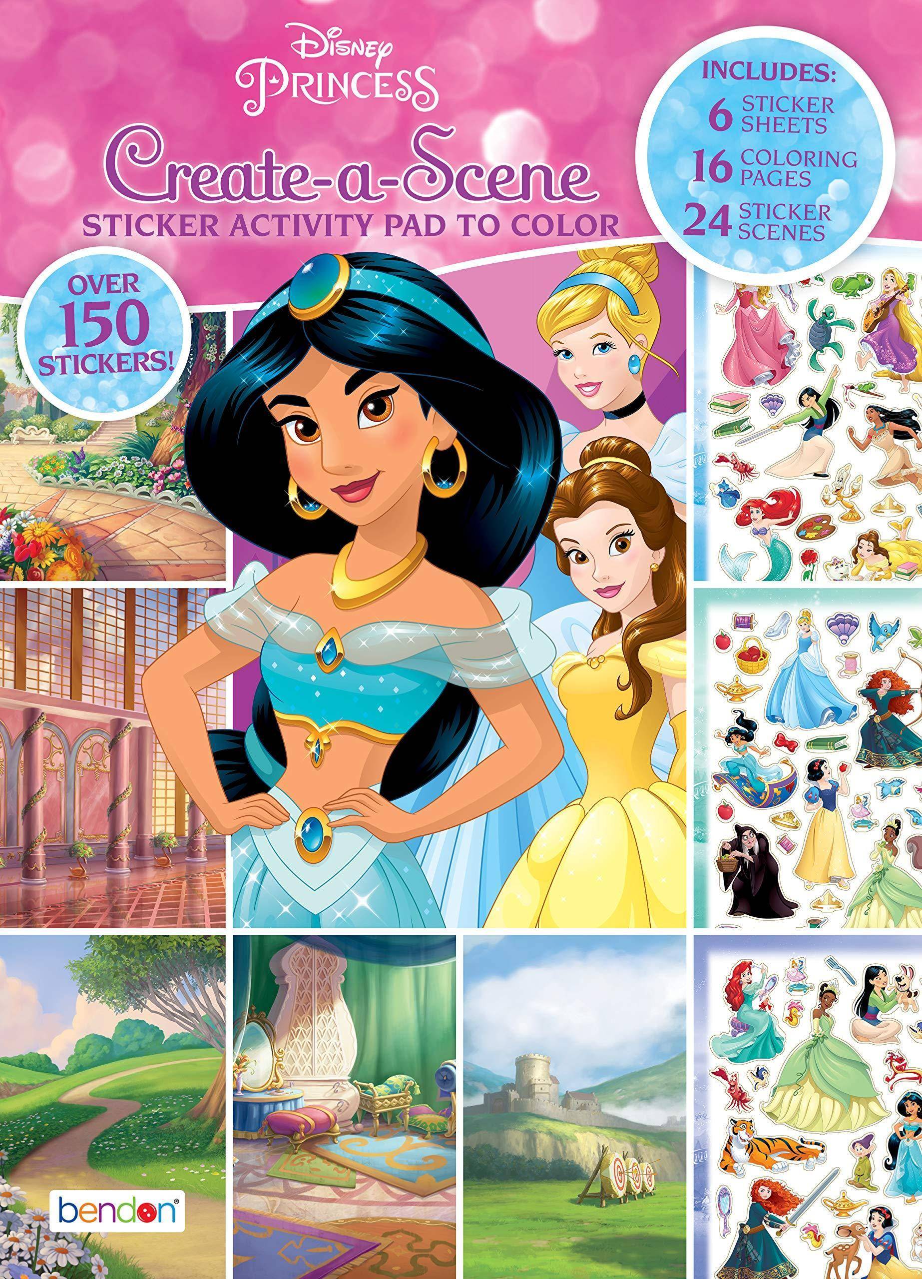 Disney Princess Create-A-Scene Sticker Activity Pad