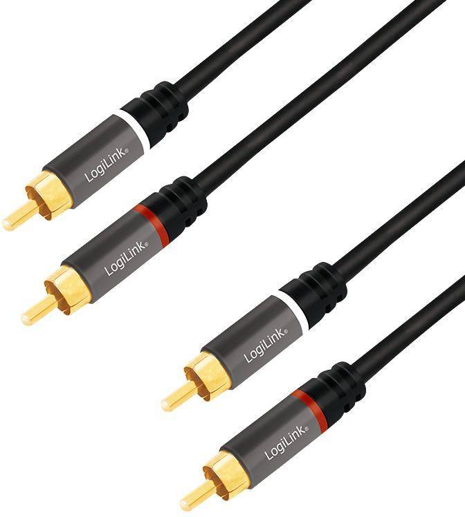 LogiLink Audio Cable 10 M 2 X Rca 10 m