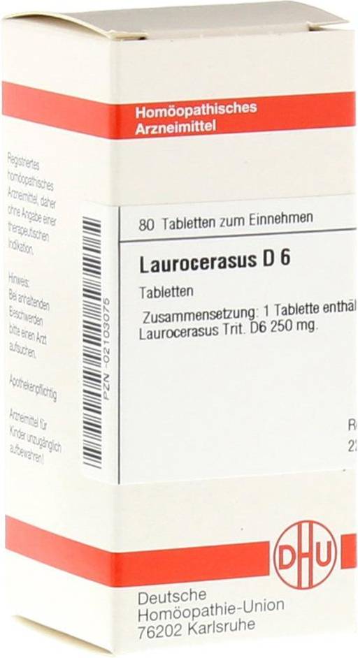 LAUROCERASUS D 6 Tabletten 80 St.