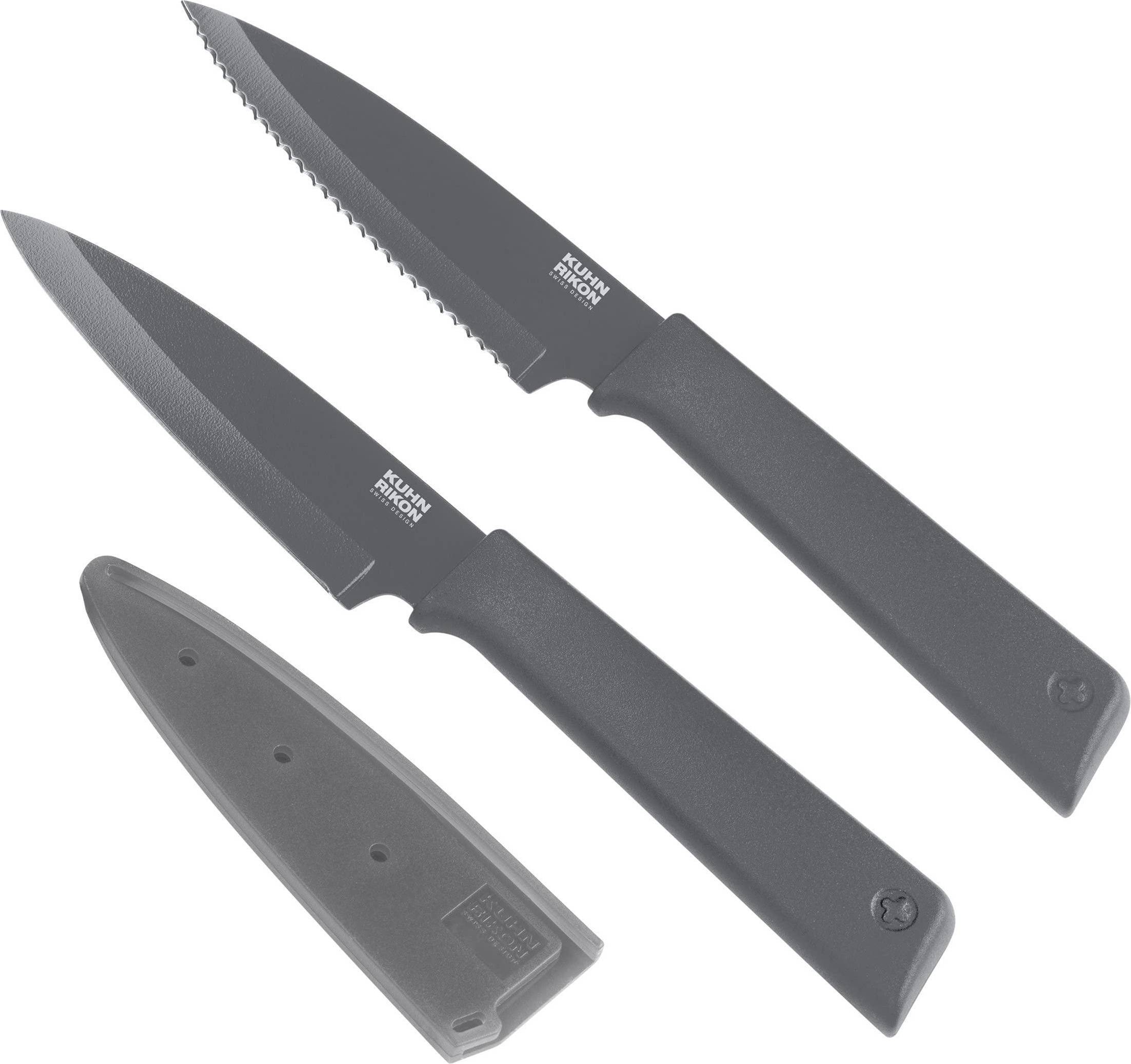 Kuhn Rikon Colori Set Pansarkniv Rakt Blad Knivset