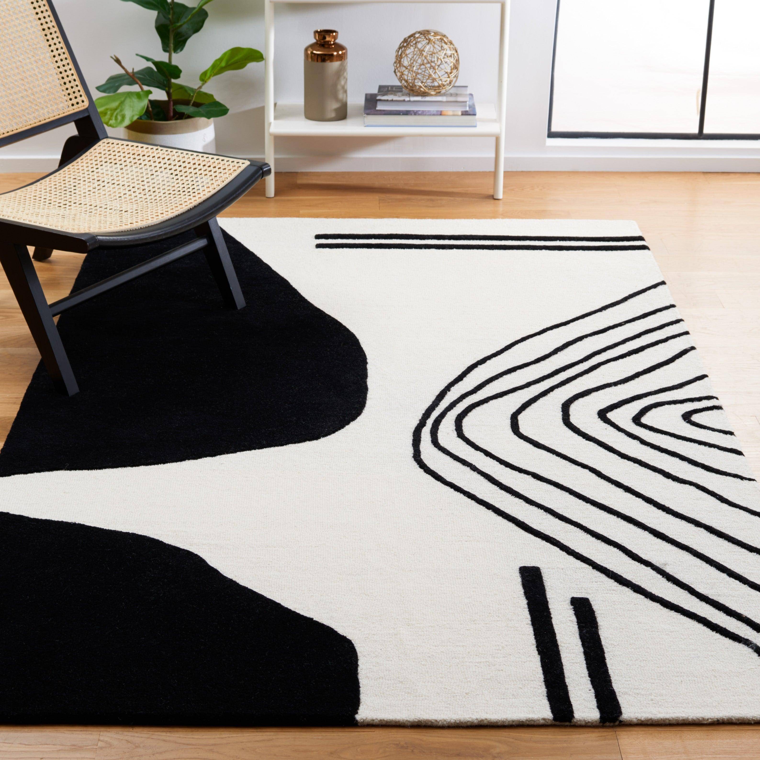 Safavieh Rodeo Drive Multicolor, Black, White