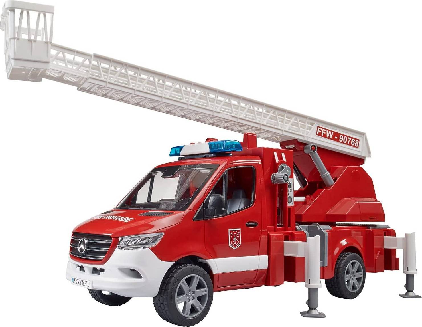 Bruder MB Sprinter Fire Service with Turntable Ladder Pump & Module 02673