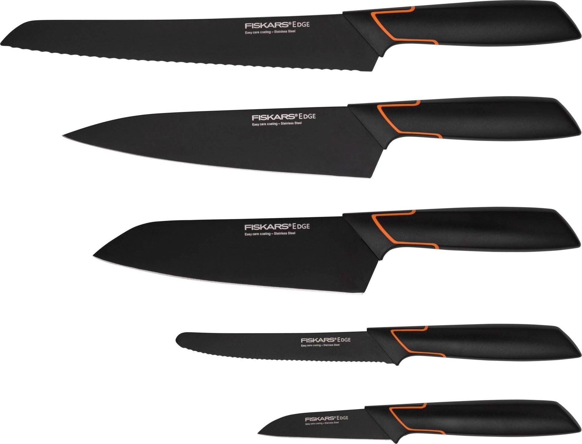 Fiskars Edge Knivsæt i sort