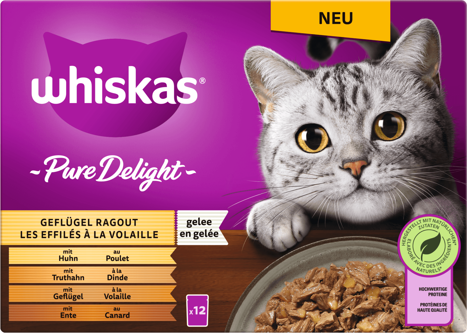 Pure Delight Multipack Geflügel Ragout Gelee