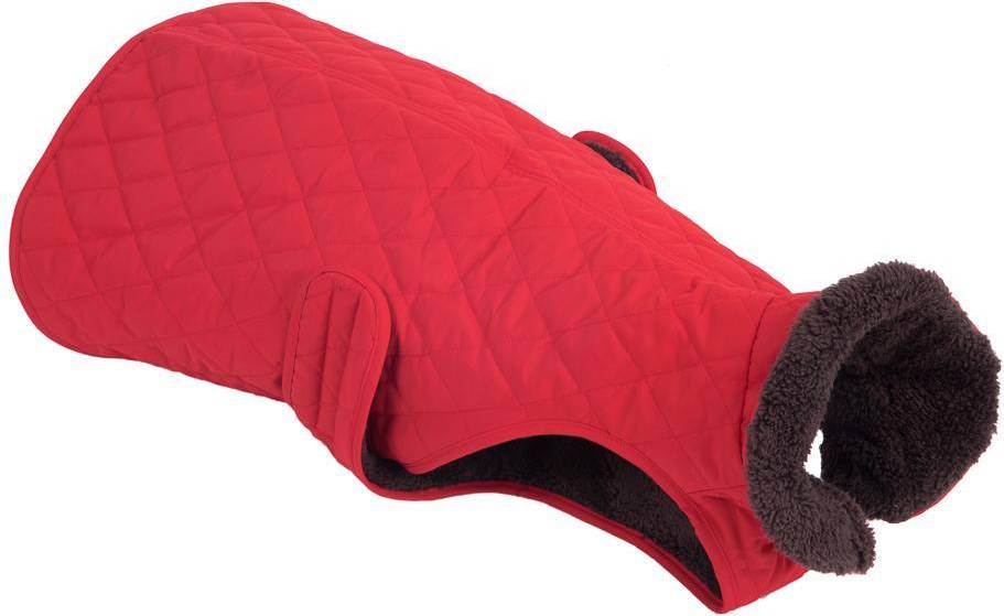 Quilted Dog Coat Red approx.
