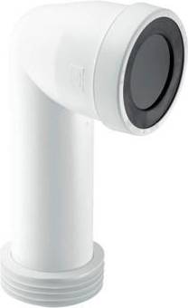 Mcalpine 90DEG Bend Adjustable Length Extended Inlet Rigid WC Connector
