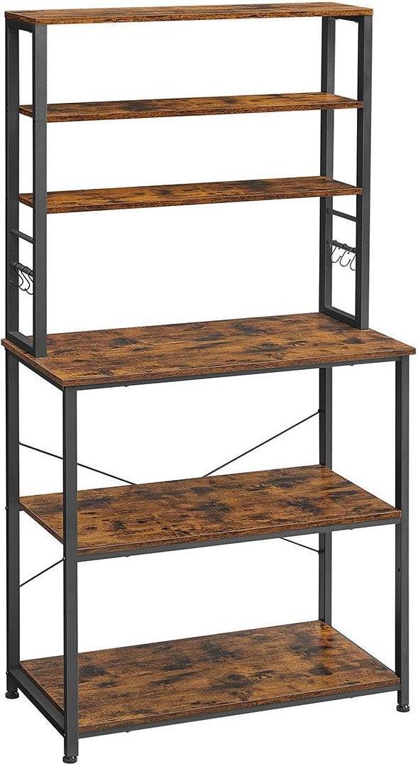 6-Tier Kitchen Rack with Shelves