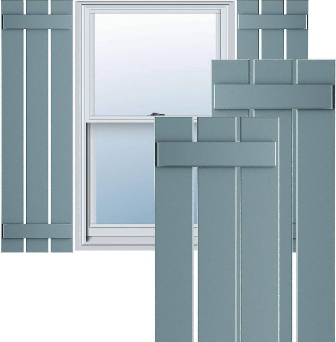 Ekena Millwork 17 1/8 PVC Window Shutter