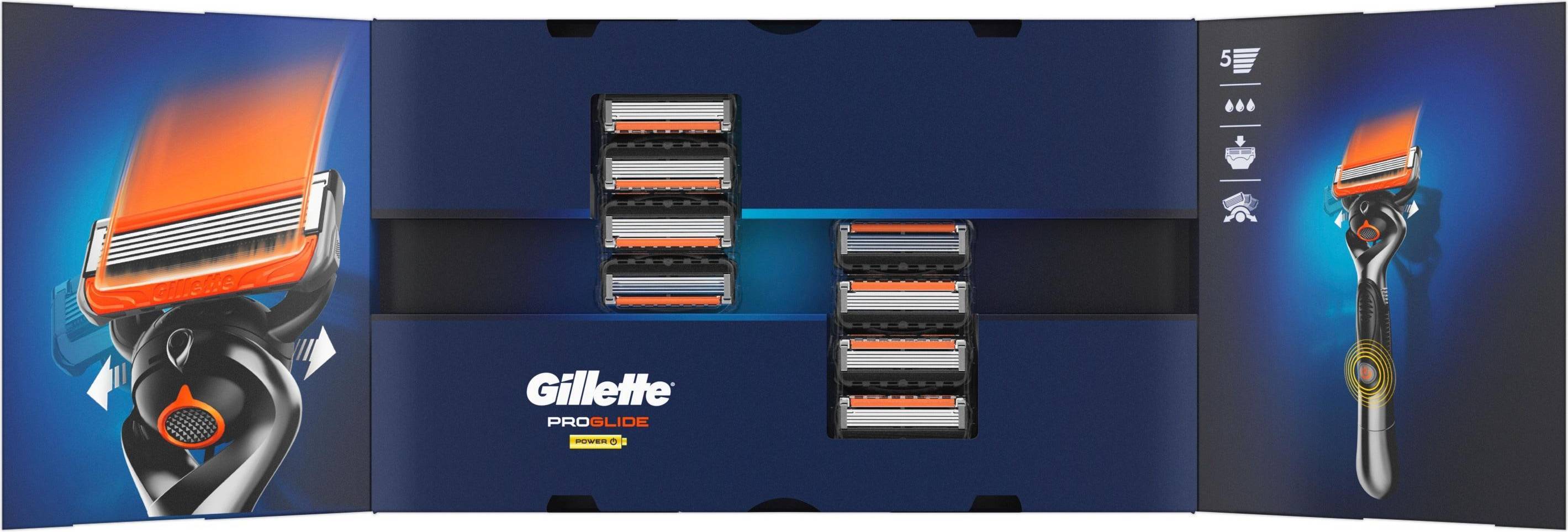 Gillette proglide Gillette Fusion5 ProGlide Power Razor Blades For Men