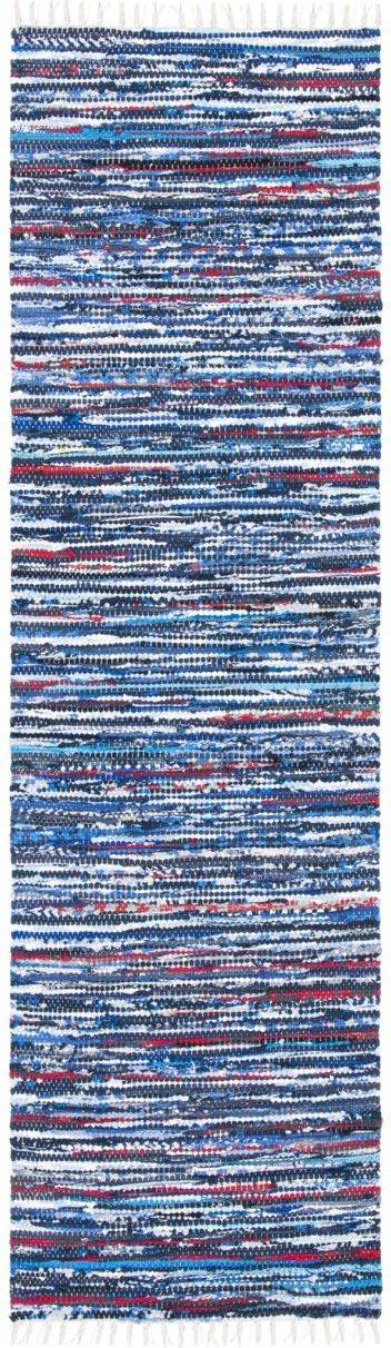 Safavieh Rag Rug Blue, Multicolor 27x"