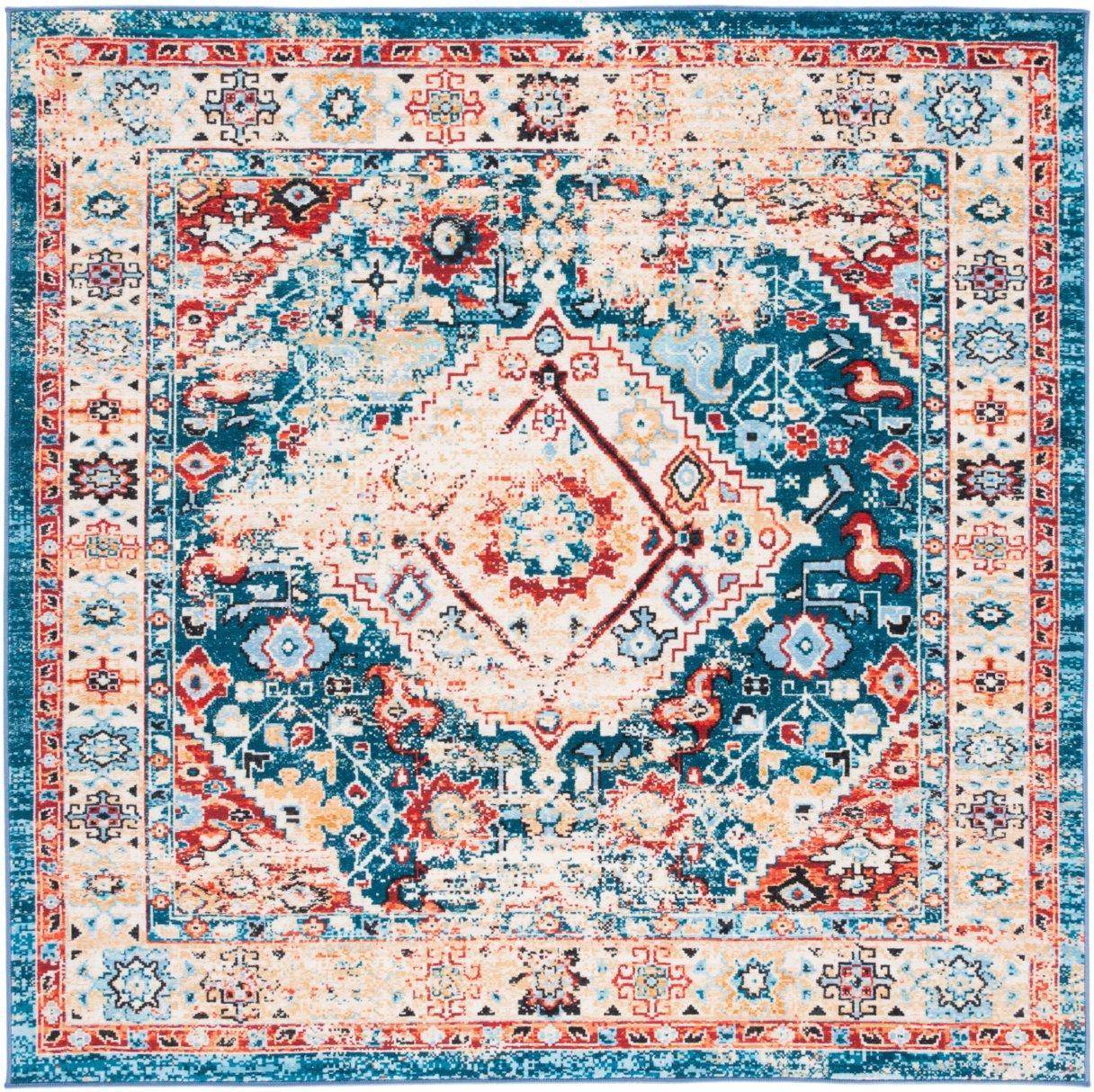 Safavieh Riviera Collection Gold, Blue
