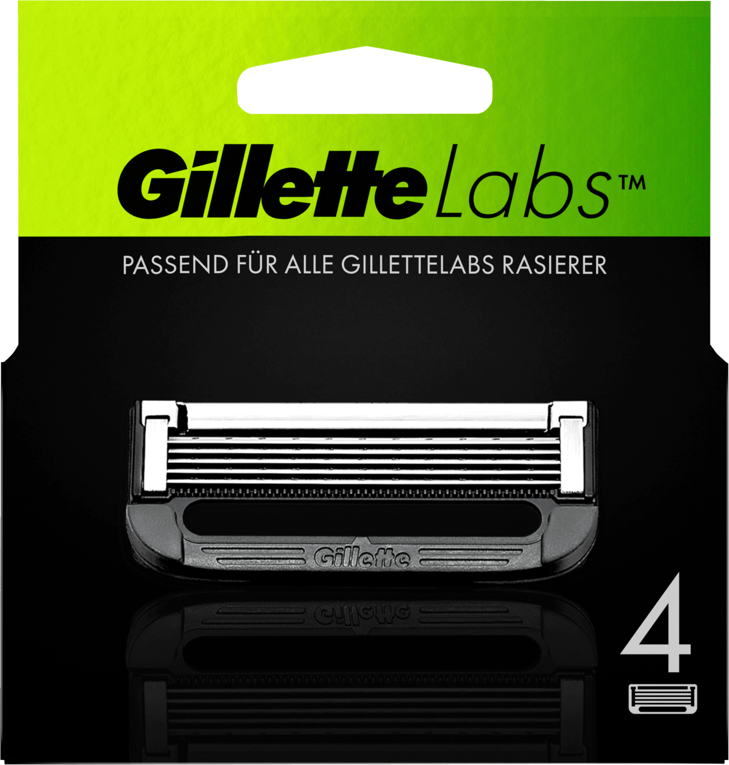 Gillette labs Gillette Labs Rakblad 4 st.