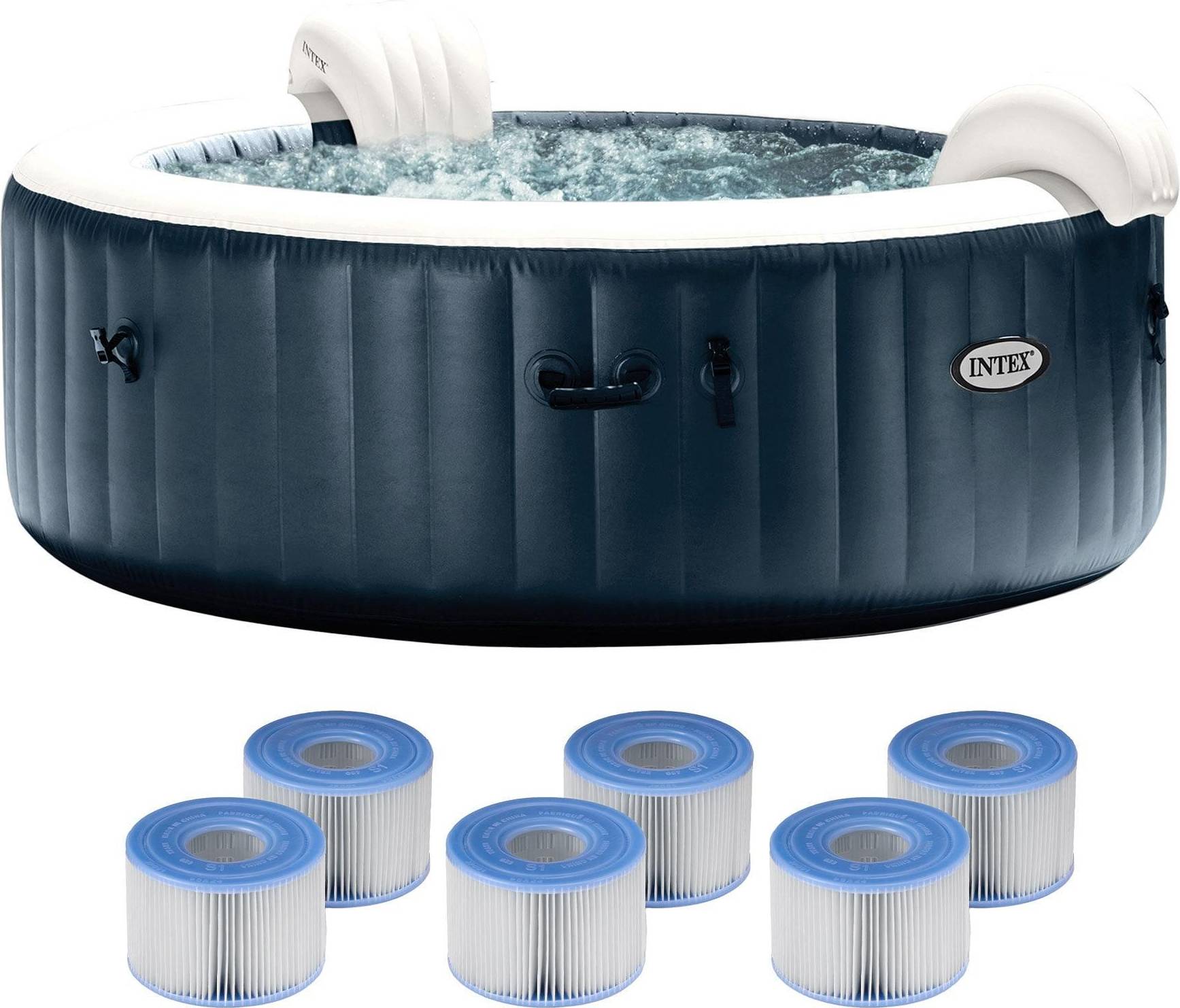 Portable hot tubs Intex Inflatable Hot Tub PureSpa Plus Jet Cartridges 126
