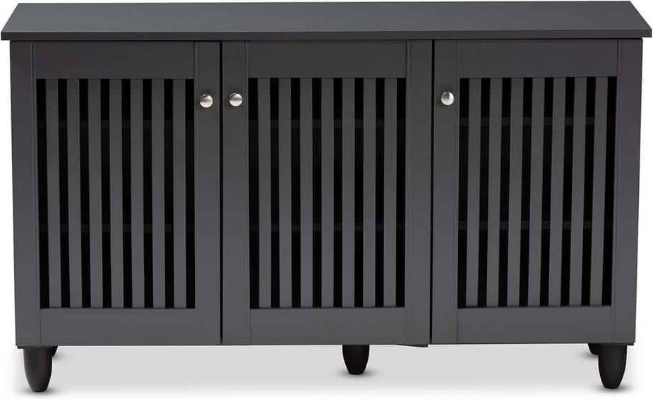 Baxton Studio Fernanda Shoe Rack 44.5x26.3"