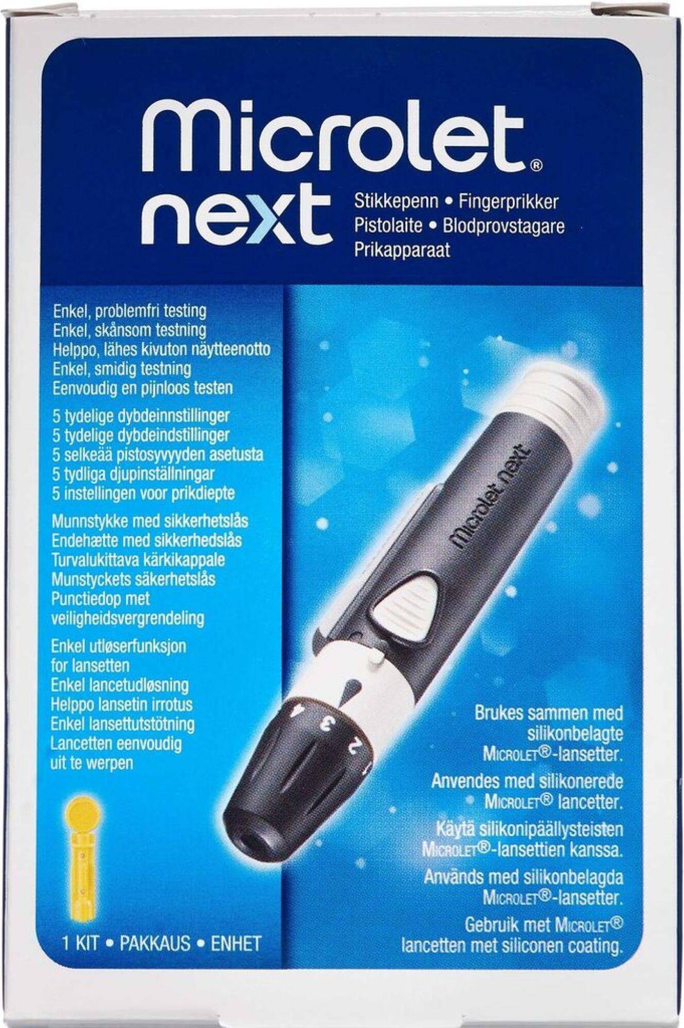 Microlet Next Fingerprikker 1 stk.