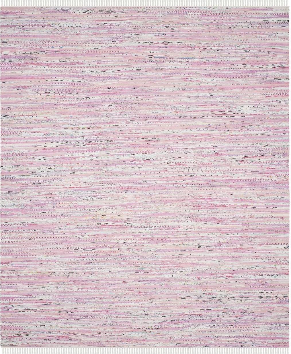 Safavieh Rag Rug Multicolor, Pink 9x12"