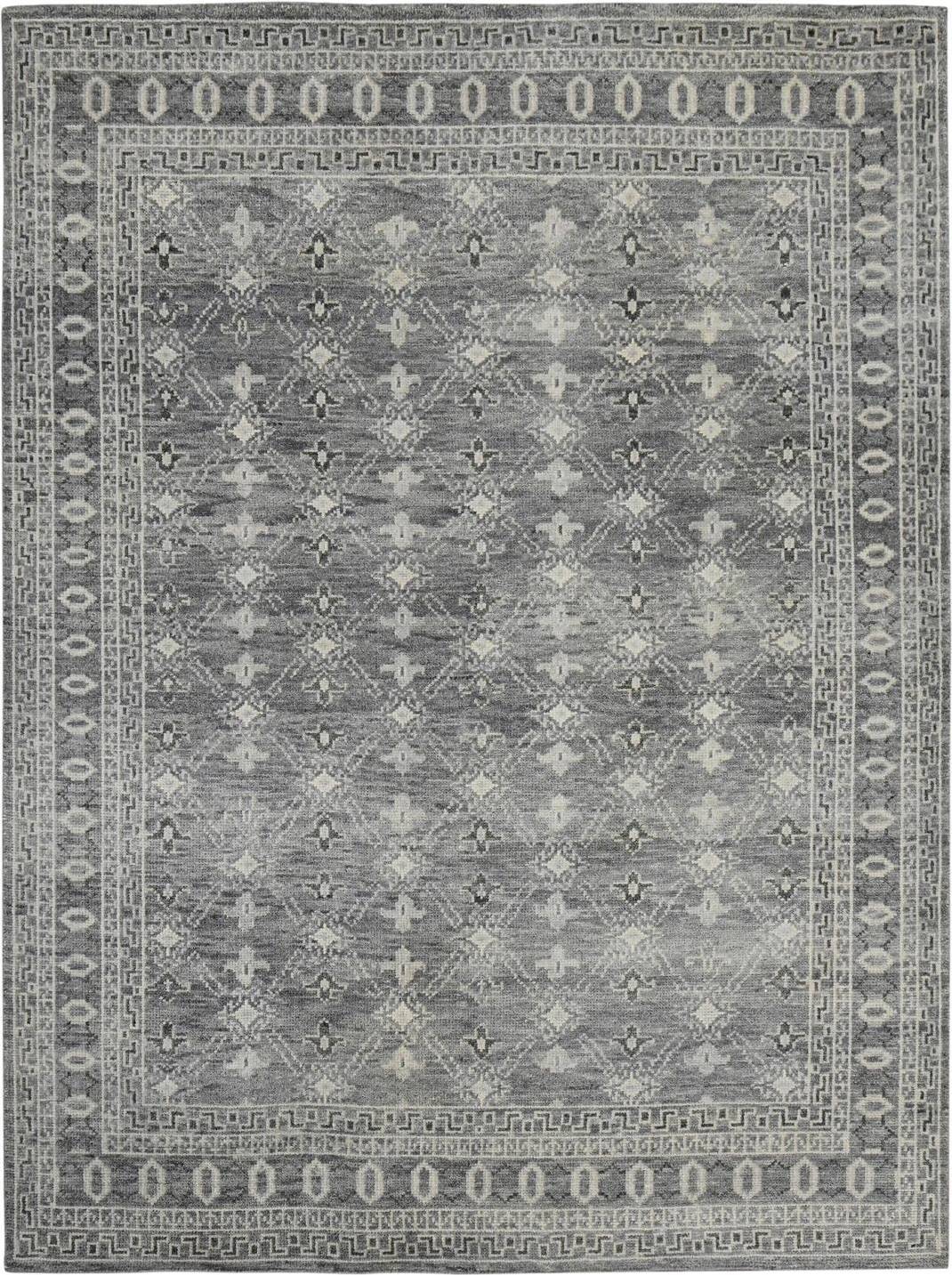 Divine Loise Transitional Bordered Hand-Knotted