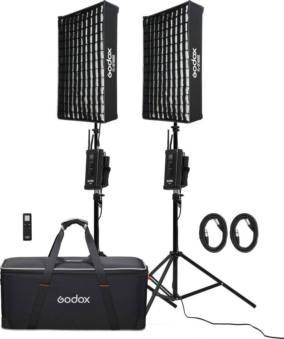 Godox led kit Godox FL100 100W Flexible LED 2-Light Kit
