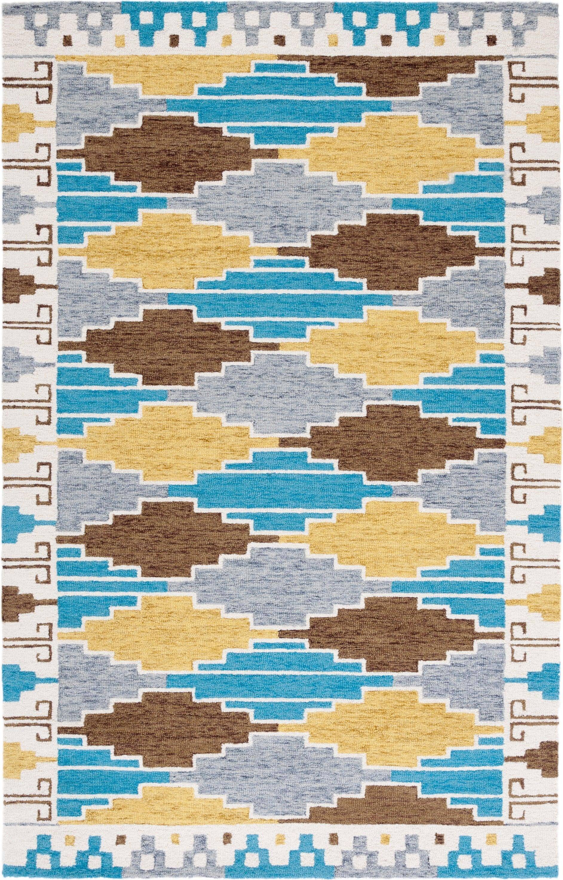 Safavieh Handmade Rodeo Drive Gold, Blue, White