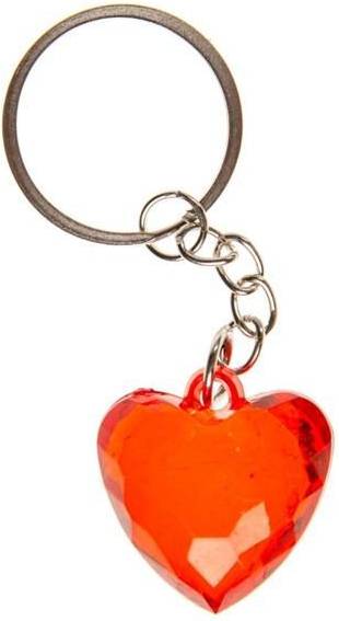 Heart Keychain - Transparent