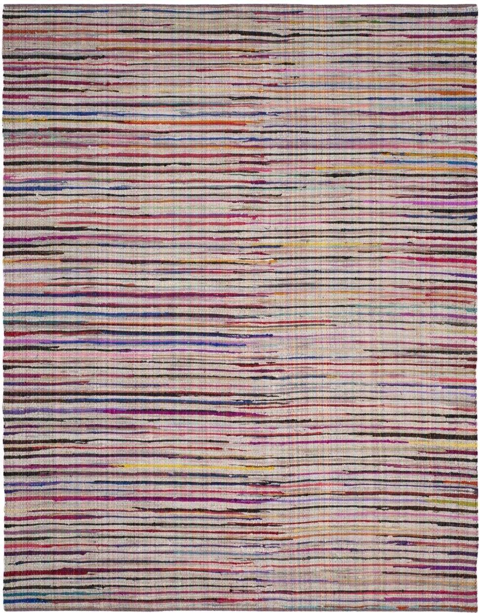 Safavieh Handmade Rag Rug White, Multicolor