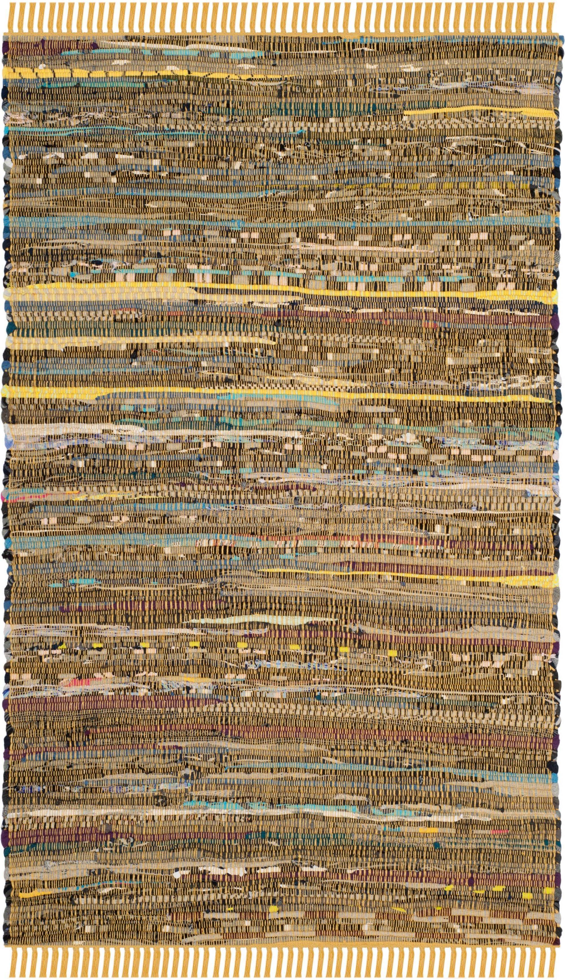 Safavieh Handmade Rag Rug Yellow, Multicolor