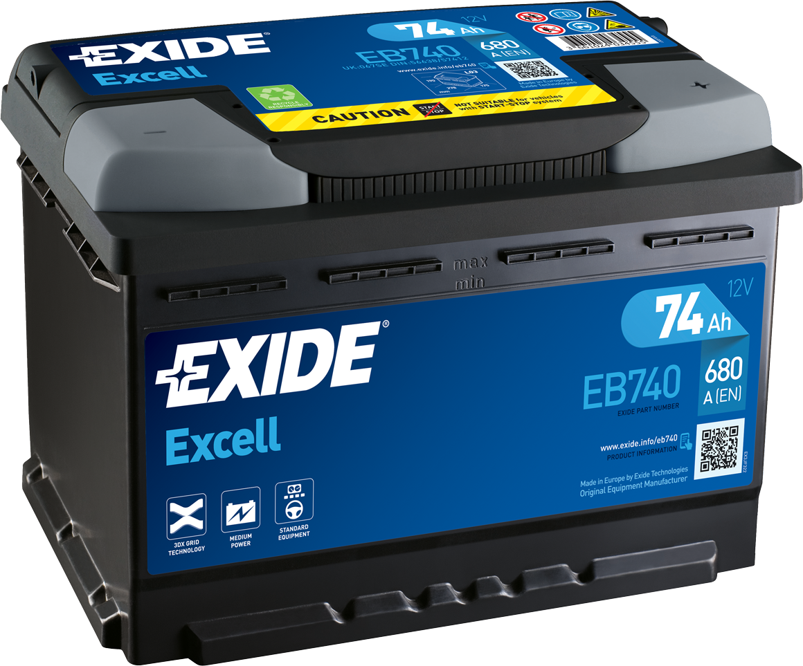 Exide Excell EB740