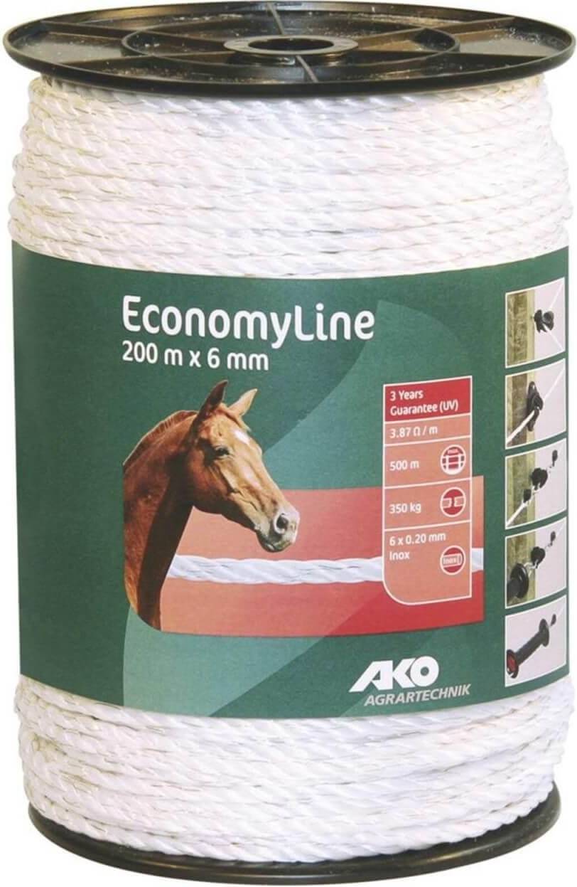 Kerbl Horse Riding Fencing Rope 6 mm x 200 m