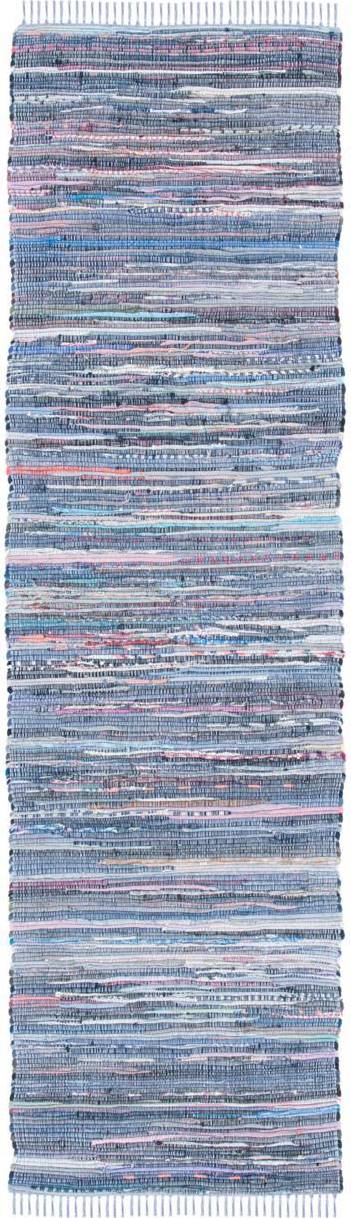 Safavieh Rag Rug Collection Multicolor, Purple 27x120"
