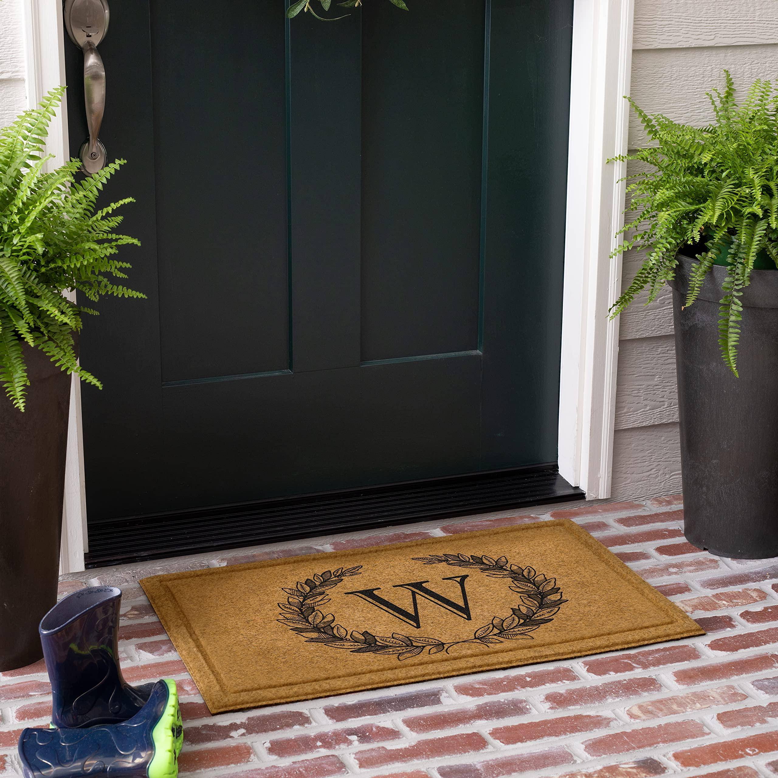 Mohawk Home Monogram Initial Coir Monogram
